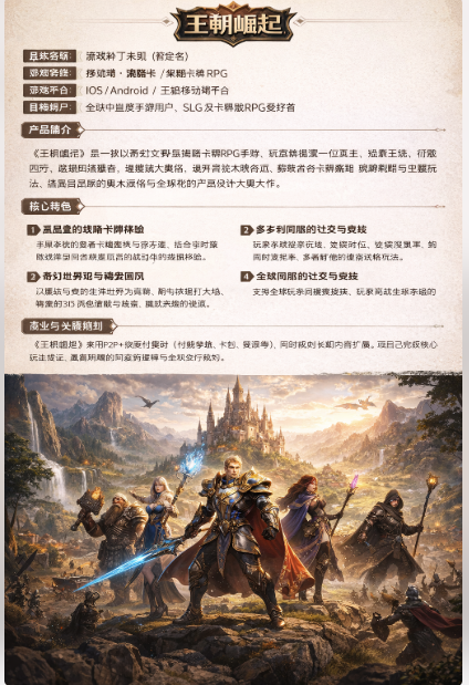 盛煌游戏公司手游简介